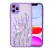 iPhone 11 Pro Max 6.5inç Kamera Korumalı Çiçek Desenli Silikon Kılıf-(5775)