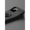 İphone 12 Kılıf Range Yüzüklü Silikon - Siyah-kırmızı