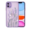 iPhone 12 Mini 5.4inç Kamera Korumalı Çiçek Desenli Silikon Kılıf-(5775)