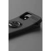 İphone 12 Mini Kılıf Range Yüzüklü Silikon - Siyah-kırmızı