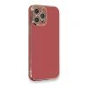 İphone 12 Pro Kılıf Volet Silikon - Kırmızı