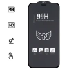 iPhone 12 Pro Max 6.7 3D Full High Aluminum Tempered Cam Ekran Koruyucu-(5775)