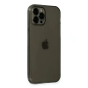 İphone 12 Pro Max Kılıf Fly Lens Silikon - Siyah