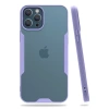 İphone 12 Pro Max Kılıf Platin Silikon - Lila
