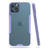 İphone 12 Pro Max Kılıf Platin Silikon - Lila