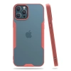 İphone 12 Pro Max Kılıf Platin Silikon - Pembe