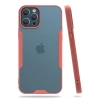 İphone 12 Pro Max Kılıf Platin Silikon - Pembe