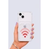 iPhone 13 Kartlıklı Aşk Sinyali Desenli Kılıf