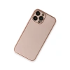 İphone 13 Pro Kılıf Coco Deri Silikon Kapak - Pembe