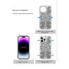 İphone 13 Pro Kılıf Mekanik Bumper Kapak - Gold