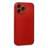 İphone 13 Pro Max Kılıf Coco Deri Silikon Kapak - Kırmızı