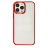 İphone 13 Pro Max Kılıf Element Silikon - Kırmızı