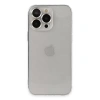 İphone 13 Pro Max Kılıf Luko Lens Silikon - Gümüş