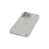 İphone 13 Pro Max Kılıf Luko Lens Silikon - Gümüş