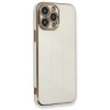 İphone 13 Pro Max Kılıf Volet Silikon - Beyaz
