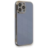 İphone 13 Pro Max Kılıf Volet Silikon - Mavi