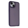 İphone 14 Kılıf Elegant Kapak - Derin Mor