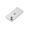 İphone 14 Kılıf Luko Lens Silikon - Gümüş