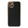 İphone 14 Kılıf Volet Silikon - Siyah