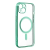 İphone 14 Plus Kılıf Magneticsafe Lazer Silikon - Haki Yeşil