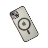 İphone 14 Plus Kılıf Magneticsafe Lazer Silikon - Siyah