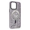 İphone 14 Pro Kılıf Apollo Magneticsafe Desenli Kapak - Apollo Mor - 5