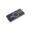 İphone 14 Pro Kılıf Joke Simli Magneticsafe Kılıf - Gri