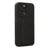 İphone 14 Pro Kılıf Mega Standlı Silikon - Siyah