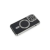 İphone 14 Pro Max Kılıf Joke Simli Magneticsafe Kılıf - Gri