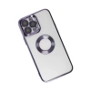 İphone 14 Pro Max Kılıf Slot Silikon - Mor