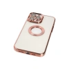 İphone 14 Pro Max Kılıf Slot Silikon - Rose Gold