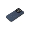 İphone 15 Pro Kılıf Anka Pc Magneticsafe Sert Metal Kapak - Lacivert