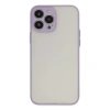 İphone 15 Pro Kılıf Montreal Silikon Kapak - Mor