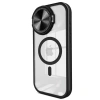 İphone 15 Pro Max Kılıf Teleskop Lens Magsafe Silikon Kapak - Siyah