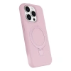 İphone 15 Pro Max Regal Magsafe Standlı Kapak - Açık Pembe
