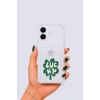 iPhone 16 Kartlıklı Lucky Yonca Desenli Kılıf