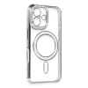 İphone 16 Kılıf Joke Simli Magneticsafe Kılıf - Gri