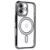 İphone 16 Kılıf Joke Simli Magneticsafe Kılıf - Siyah