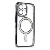 İphone 16 Kılıf Joke Simli Magneticsafe Kılıf - Siyah