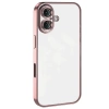 İphone 16 Kılıf Razer Lensli Silikon - Pembe