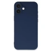 İphone 16 Plus Kılıf First Silikon - Lacivert