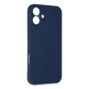 İphone 16 Plus Kılıf First Silikon - Lacivert