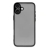 İphone 16 Plus Kılıf Montreal Silikon Kapak - Siyah