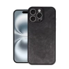 İphone 16 Pro Kılıf Aras Deri Kapak - Siyah