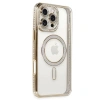 İphone 16 Pro Kılıf Joke Simli Magneticsafe Kılıf - Gold