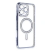 İphone 16 Pro Kılıf Joke Simli Magneticsafe Kılıf - Mavi