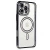 İphone 16 Pro Kılıf Joke Simli Magneticsafe Kılıf - Siyah