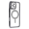 İphone 16 Pro Kılıf Joke Simli Magneticsafe Kılıf - Siyah