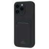 İphone 16 Pro Kılıf Kelvin Kartvizitli Silikon - Siyah