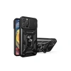 İphone 16 Pro Kılıf Pars Lens Yüzüklü Silikon - Siyah